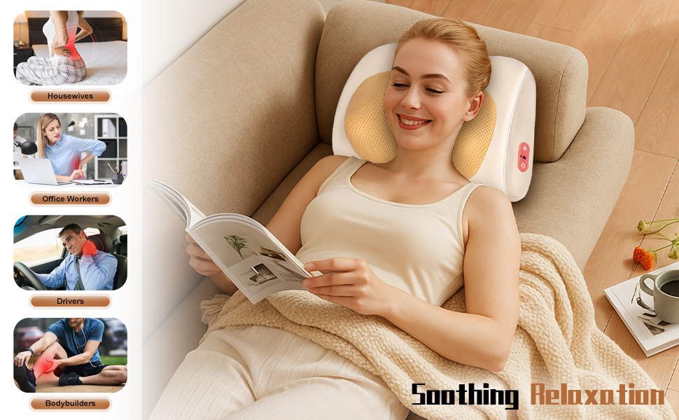 Shiatsu Back and Neck Massager with Heat
