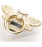 Cell Phone Ring Holder with Crystal, Allengel 360 Rotation Bee Phone Ring Grip Finger Kickstand f...