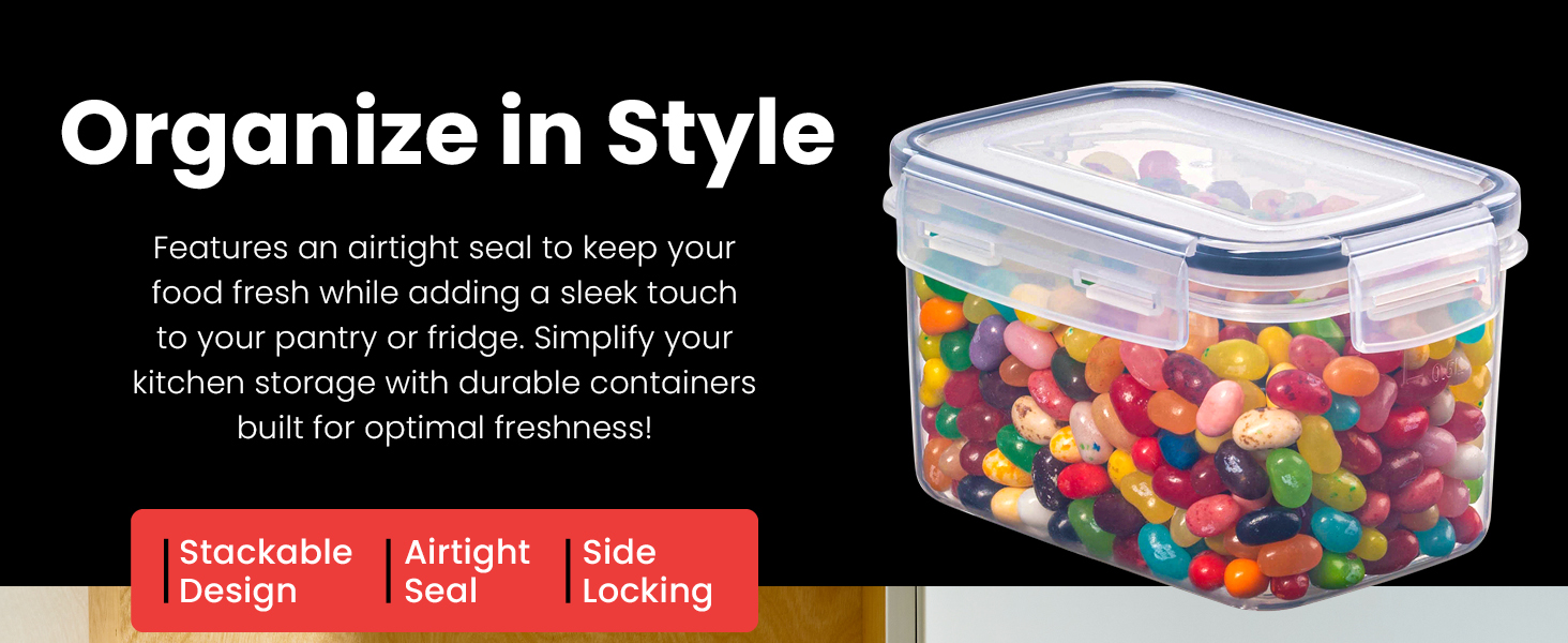 Oizeir kitchen and pantry organization containers 24pk