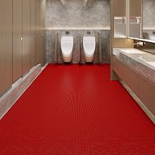 Public restrooms non slip mats