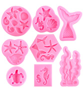 mermaid fondant molds