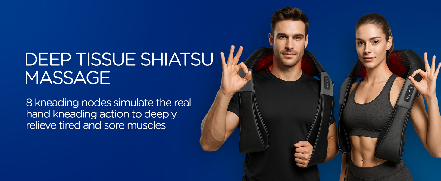 shiatsu neck and back massager