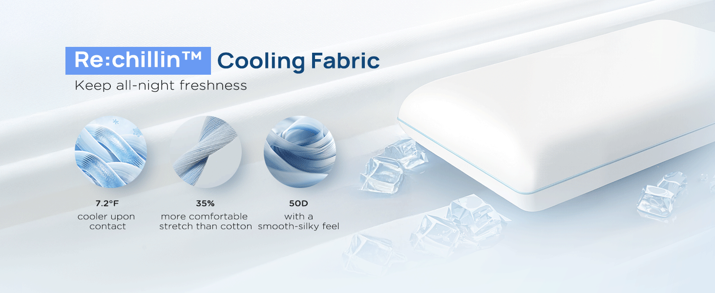 Soft Cooling Memory Foam Pillow