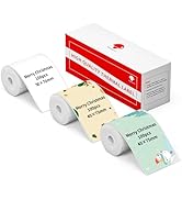 M220 Sticker Labels,40x75mm 200 Pcs Black on Chris Panting,50x70mm 110 Pcs Black on White,Phomemo...