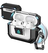 R-fun for AirPods Pro 3 Generation Protective Case, Compatible with Magsafe, Magnetic Automatic L...