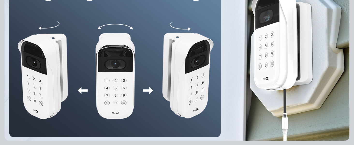 myQ Smart Garage Video Keypad