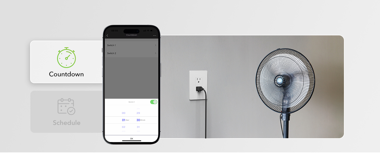 smart In-wall wifi outlet