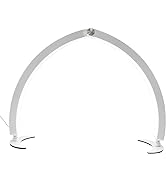 Half Moon Nail Desk Lamp for Professionals, 40W 28in Led Light for Nails Foldable, Adjustable Bri...
