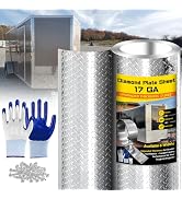 Diamond Plate Aluminum Sheet – 3003 H22, 17GA 0.045" Thick, Heavy-Duty Aluminum Sheet Metal 4" x ...
