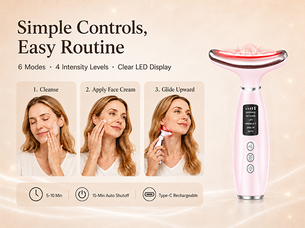 red light therapy for face and neck