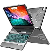CHESONA iPad Pro 12.9 Case 2020 with Keyboard, iPad Pro 12.9 Keyboard, 5-in-1 USB-C Hub, 7 Color ...
