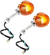 Turn Signal Light, ABS 2PCS 12V Turn Signal Light 8mm Fit for Honda C70 CT70 CT90 XL100 CB350 CM4...