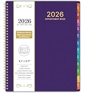 2026 Appointment Book/Planner - 8.2" x 11", Daily Planner 2026 from Jan. 2026 - Dec. 2026, 2026 D...