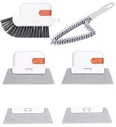 Window Track Cleaner 6 PCS, Window Groove Cleaning Brush Tools Set for Window, Sliding Door Track...