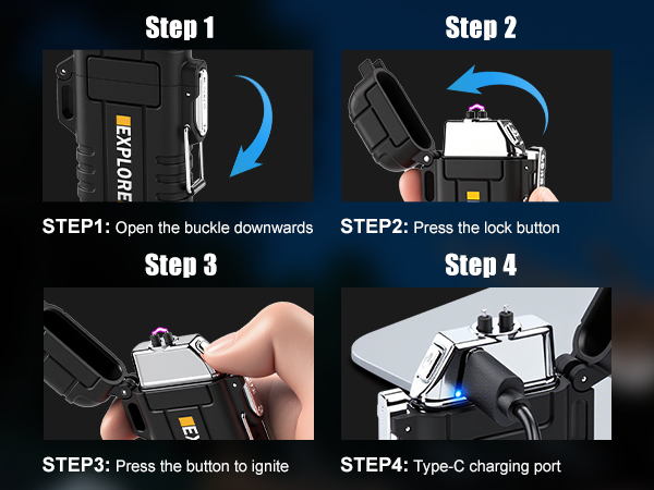 electric lighter is ease to use