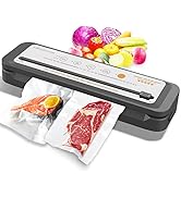 MegaWise Powerful but Compact Vacuum Sealer Machine (Silver)