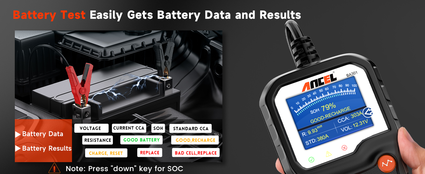 ancel battery tester