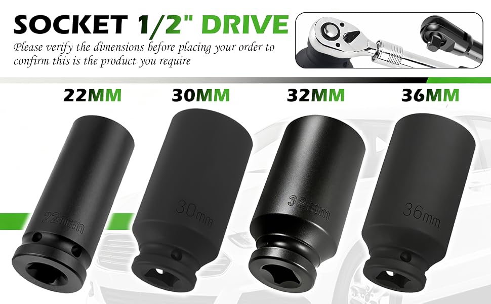 Socket 1/2" Drive
