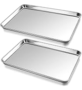 P&P CHEF 17.3 Inch Baking Cookie Sheet, Oven Pan Tray Stainless Steel Sheet Pan for Kitchen, Oven...