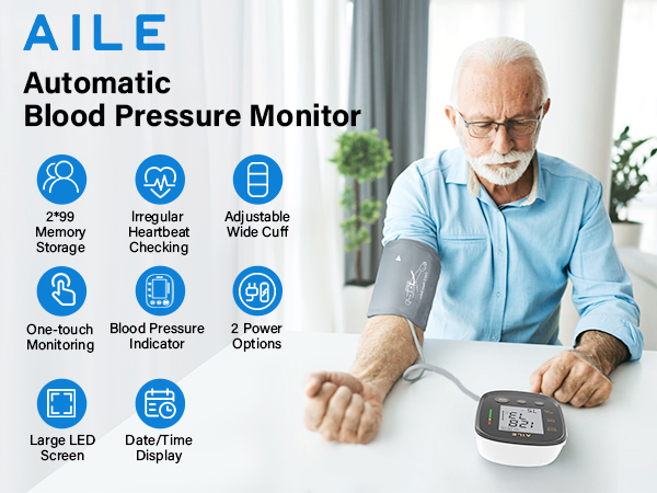 AILE blood pressure monitors for home use