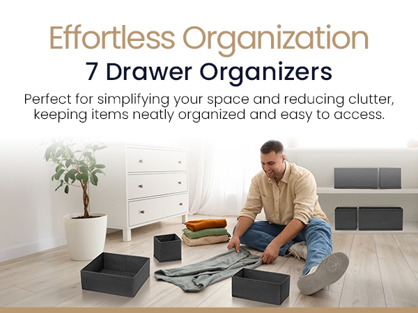 Effortless organization - 7 drawer organizers to simplify your space and reduce clutter