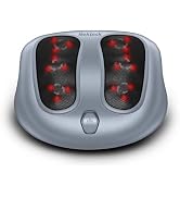 Nekteck Shiatsu Foot Massager with Heat for Plantar Fasciitis | HSA Eligible FSA Heated Electric ...