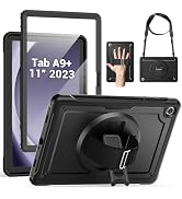 SEYMAC for Samsung Galaxy Tab A9+ Plus Case 11" 2023 (SM-X210/X216/X218), Full-Body Shockproof Pr...