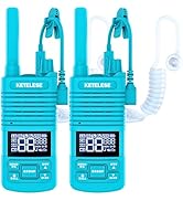 KETELESE T1 Walkie Talkies Long Range with Acoustic Tube Earpiece, Portable FRS Two-Way Radios, U...