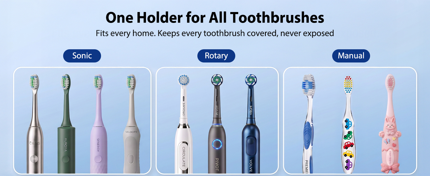 toothbrush holders wall mounted