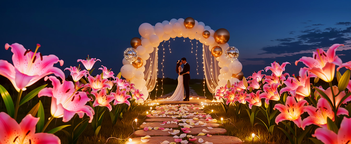 solar lights garden, Wedding Decorations