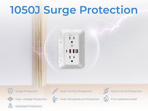 extender plug adapter home organization wall charger electric outlet extender