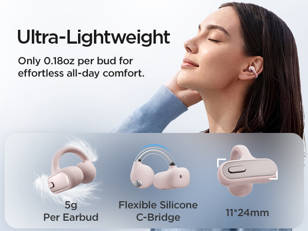 clip-on open-ear earbuds