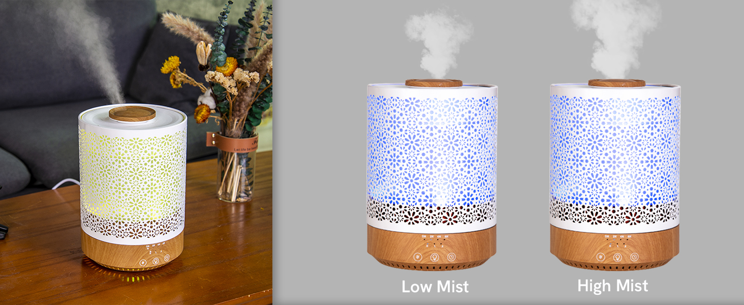 relaxed and satisfied favorite essential oil water diffuser enjoy the aroma own personal space
