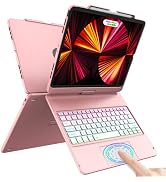 HOTLIFE Keyboard Case for iPad Air 13 inch (M4/M3/M2, 2026/2025/2024), Multi-Touch Trackpad Backl...