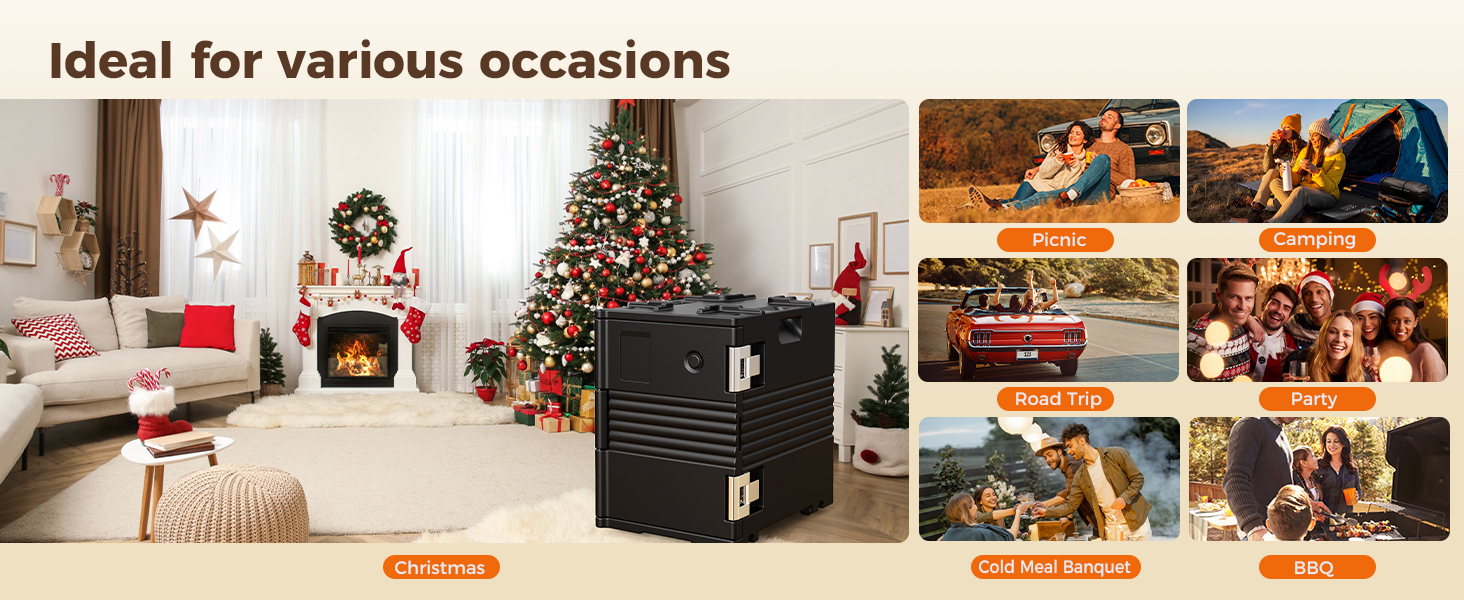 insulated food carrier ideal for various occasions