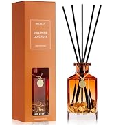 Airkeep Reed Diffuser Set,Sunshine Lavender Luxury Scented Diffuser with Sticks Long Lasting Home...