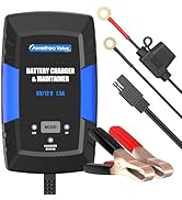 AWELTEC 1.5A 6V/12V Smart Car Battery Charger & Maintainer,Automatic Tender Trickle Charger with ...