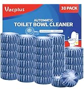 Vacplus Toilet Bowl Cleaners Tablets - 30 PACK, Ultra-Clean Toilet Cleaners for Deodorizing& Desc...