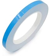 GENNEL Thermal Adhesive Tape, 10mm x 25m (0.4in x 82ft) Double-Sided Thermal Tape, Non Conductive...