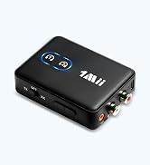 1Mii RCA Bluetooth 5.3 Adapter for TV, 3.5mm AUX Bluetooth Transmitter Receiver for 2 AirPods or ...