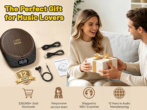 portable cd player rechargeable