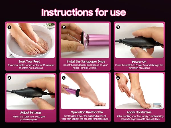 pedicure tools for feet