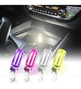 4PCS USB Light,LEDMini Multi-Color Touch-Sensitive Car Night Lights AdjustableBrightness for Car ...