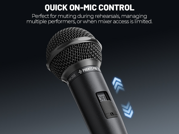 Phenyx Pro Dynamic Vocal Microphone PM-25S