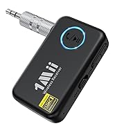 1Mii LDAC Bluetooth Aux Adapter for Car, Wireless Bluetooth 5.3 Receiver with Volume Control, 10H...