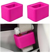 Gasedin 2 PCS Seat Belt Buckle Holder, Silicone Seatbelt Buckle Booster for Easy Access, Seat Bel...