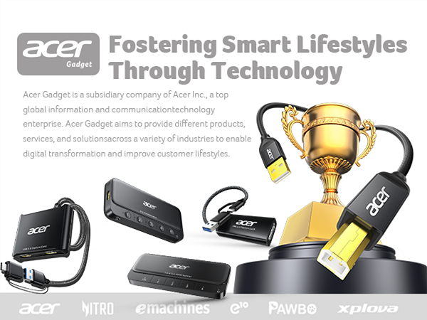 printer cable with acer gadget