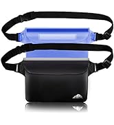 HEETA 2 Pack Waterproof Pouch, Screen Touch Sensitive Waterproof Dry Bag with Adjustable Waist St...