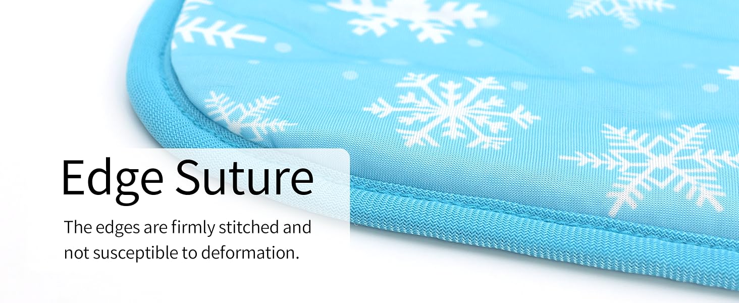 Blue Snowflake cooling mat 4