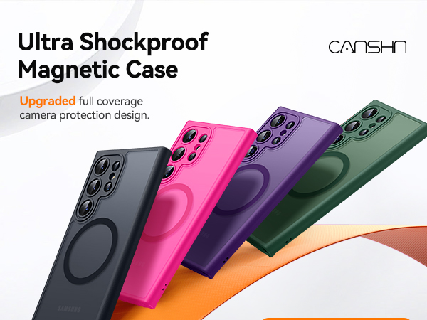 Designed for Samsung Galaxy S22 Ultra Case Full Camera Protection